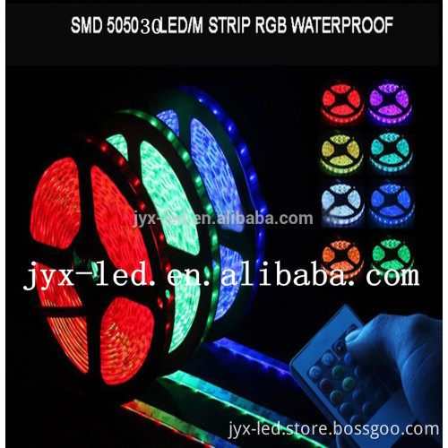 multi color RGB IP65 waterproof strips+power supply+controller led strip complete set/kit led strip light smd5050